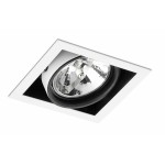 Foco Kardan PRO2 empotrar para 1 Lámpara AR111/QR111 Blanco, Gris ó Negro H182mm